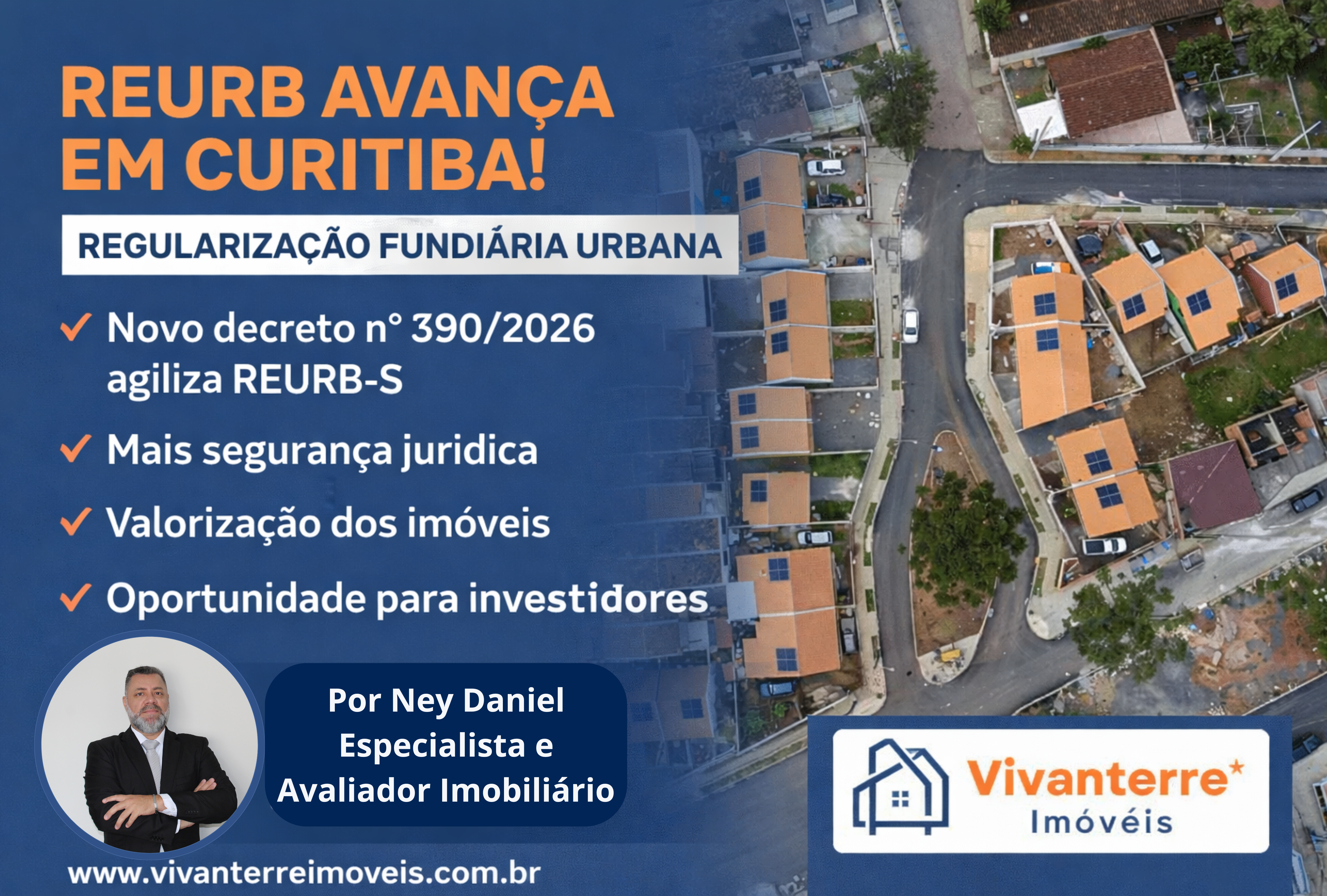 Regularização Fundiária em Curitiba avança com Decreto nº 390/2026 e amplia oportunidades no Mercado Imobiliário.